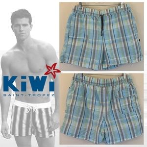 Kiwi Saint Tropez Luxury Swim Trunks 36 Waist